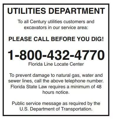 Call Before You Dig
